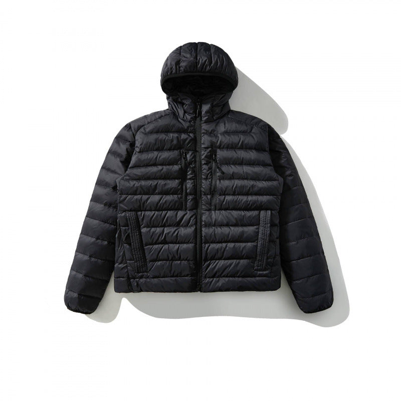 Damen Ultraleichte Steppjacke mit Kapuze, Daunenoptik und winddichter Außenhülle Echo Archiv