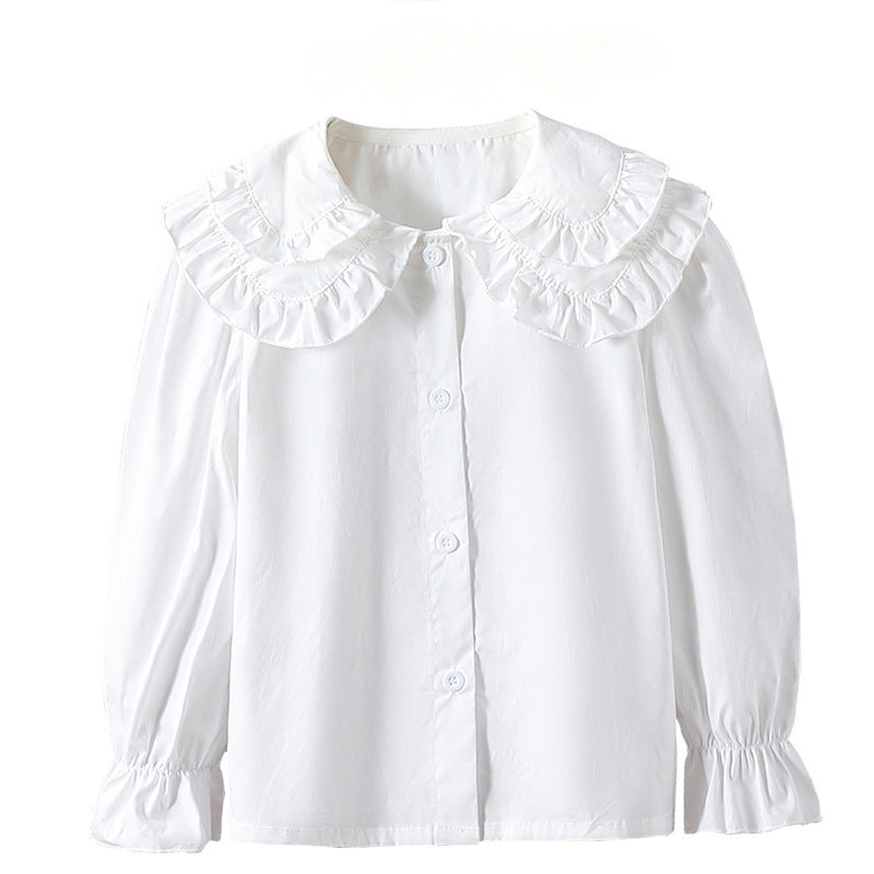 Mädchen elegante Bluse mit Rüschendetails Echo Archiv