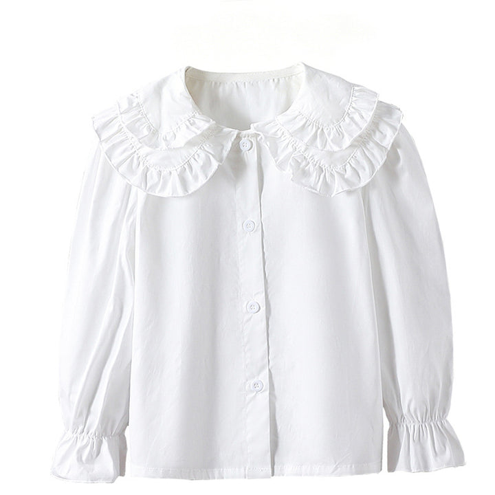 Mädchen elegante Bluse mit Rüschendetails Echo Archiv
