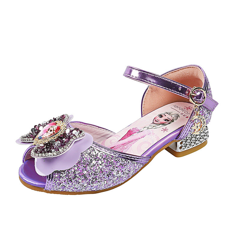 Mädchen Glitzernde Prinzessinnen Ballerinas mit dekorativem Blumenmotiv Echo Archiv