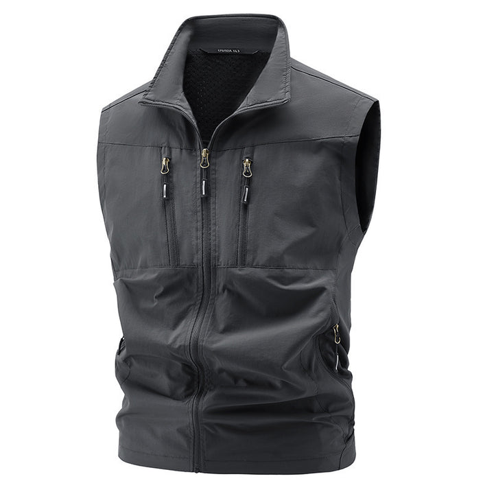 Herren Leichte Outdoor-Weste mit praktischen Taschen Echo Archiv