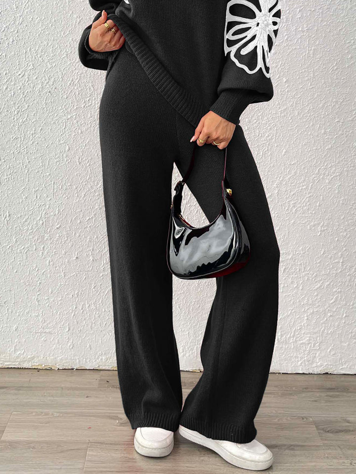 Damen Weite Strickhose Echo Archiv