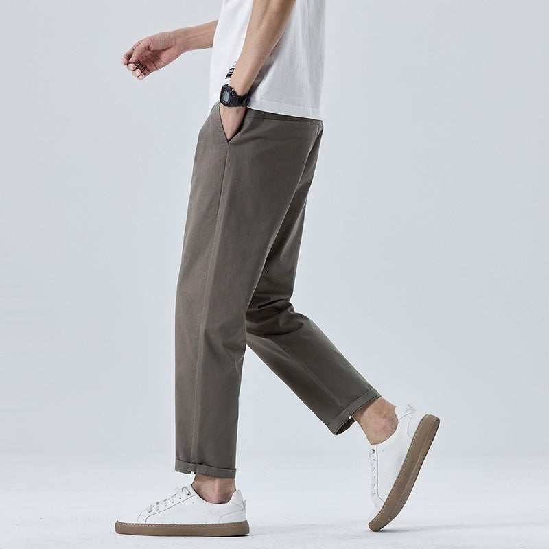 Herren Modische Chino-Hose mit Bundfalten Echo Archiv