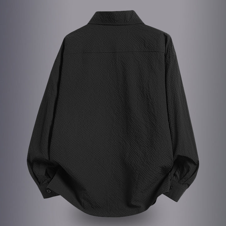 Herren lässige Hemdbluse mit praktischen Taschen Echoarchiv