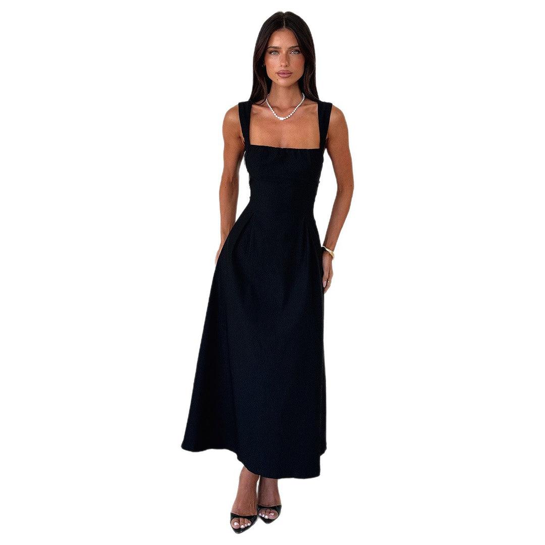 Damen Maxi-Kleid mit schulterfreiem Design und eleganten Rüschendetails Echo Archiv