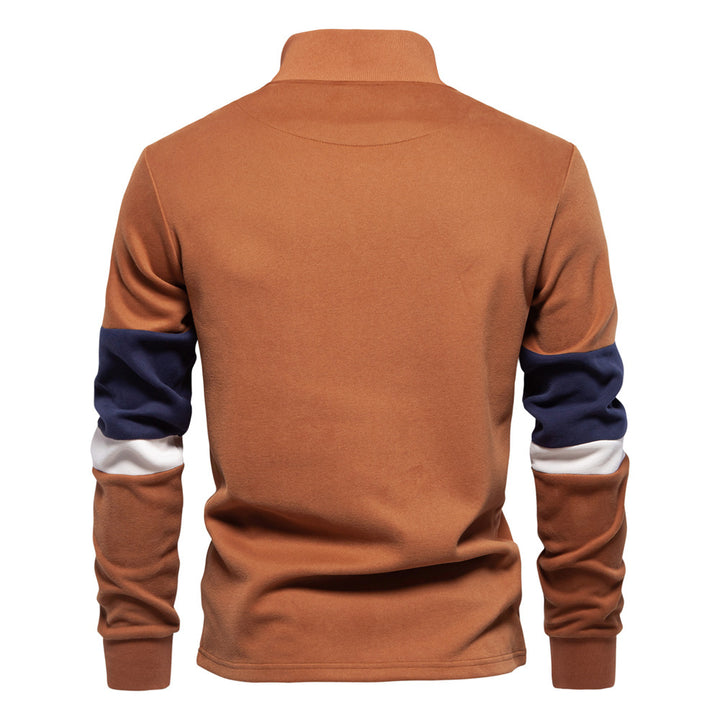 Herren Sportlicher Stehkragenpullover Echoarchiv