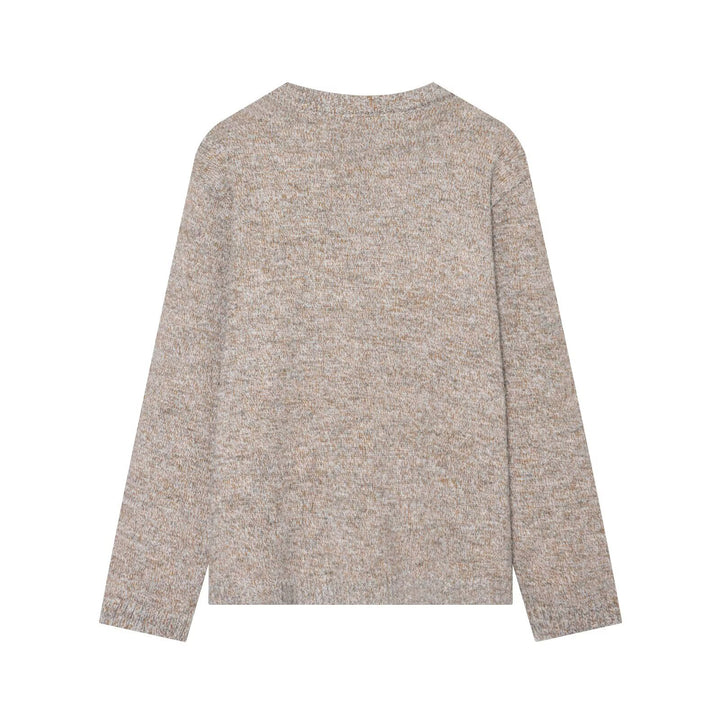 Damen Grobstrick-Cardigan mit Rundhalsausschnitt und Knopfleiste Echo Archiv
