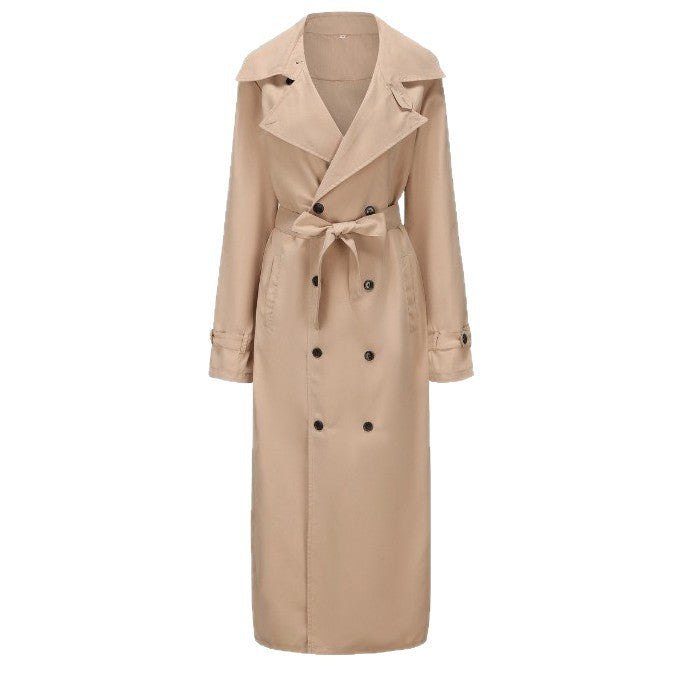 Herren Eleganter, langer Trenchcoat Echoarchiv