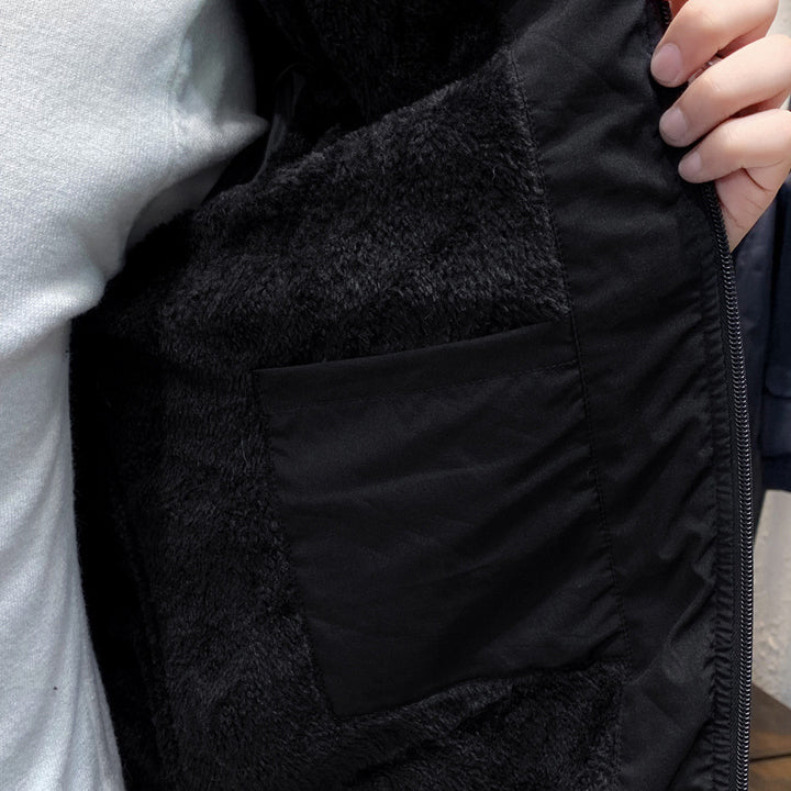 Herren Stepp-Kapuzenjacke im Slim-Fit mit Diamantsteppung und thermischer Isolierung Echoarchiv