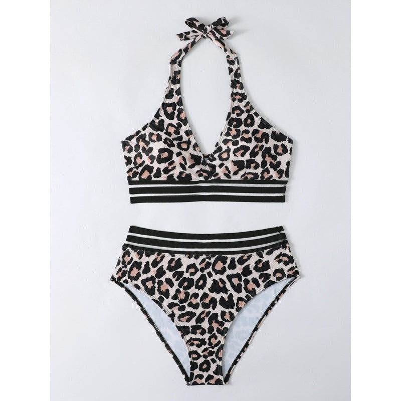 Damen Triangel-Bikini-Set mit sportlichem Streifenmuster Echo Archiv