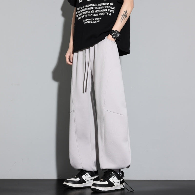 Damen Weite Lagen-Loungehose mit Cargo-Details & elastischem Tunnelzug Echoarchiv