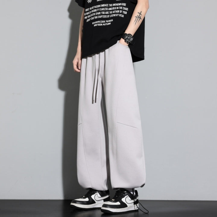 Damen Weite Lagen-Loungehose mit Cargo-Details & elastischem Tunnelzug Echoarchiv