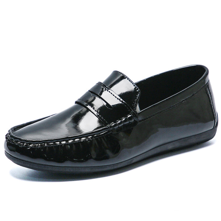 Herren Elegante Mokassins aus hochwertigem Lackleder Echo Archiv