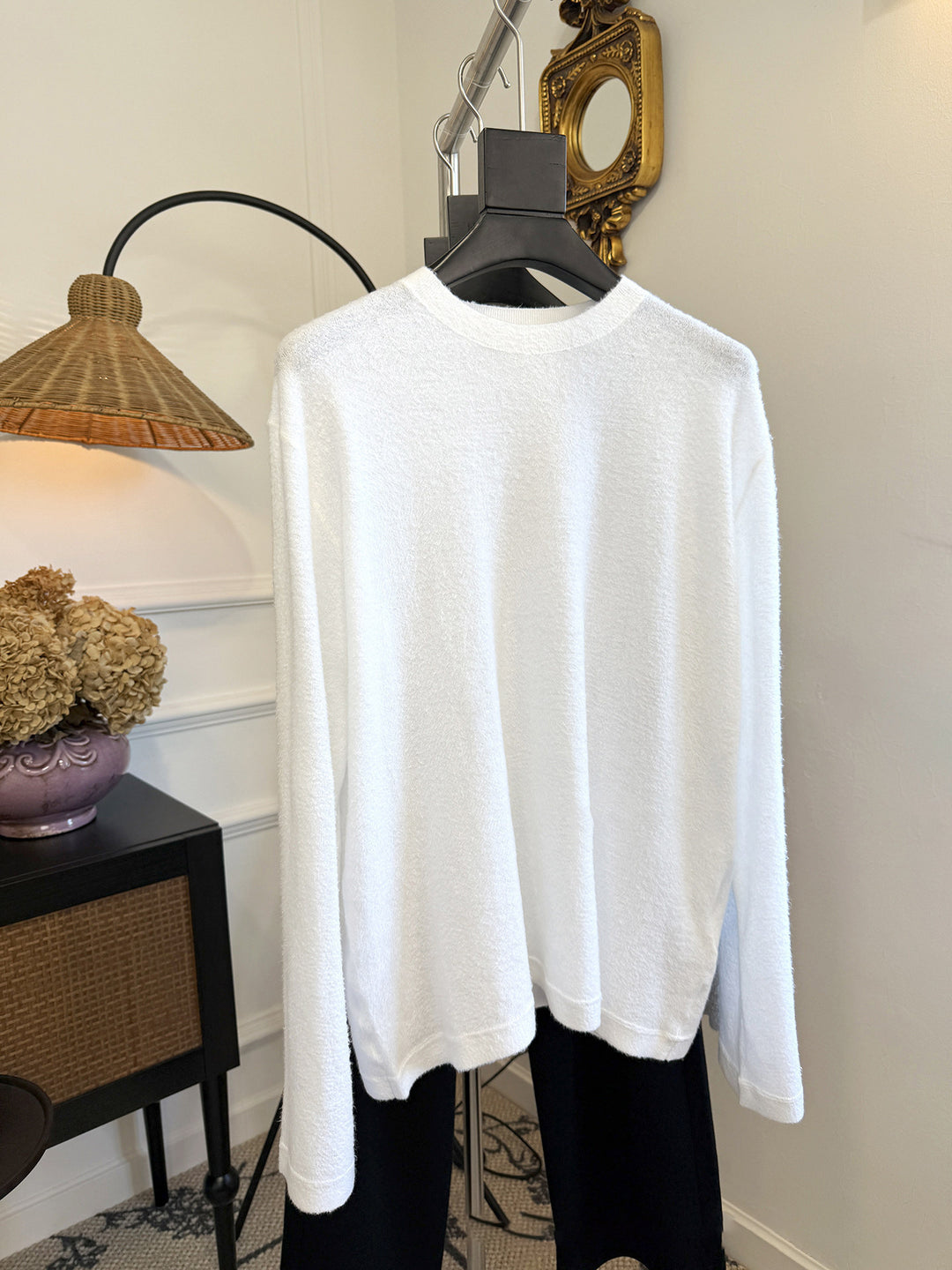 Damen Bequemer Langarmpullover mit lässigem Schnitt Echoarchiv