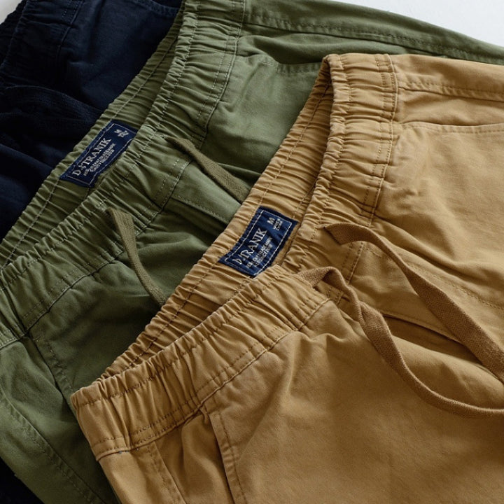Herren Cargo-Hose mit elastischem Bund, praktischen Taschen und verstärkten Knien Echoarchiv
