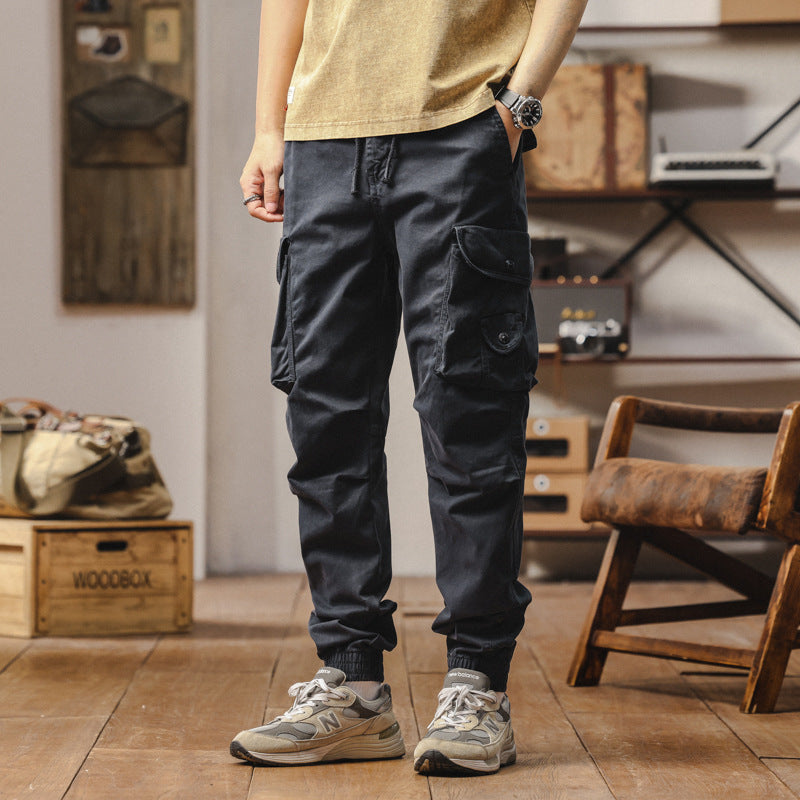 Herren multifunktionale Cargohose mit elastischem Bund und praktischen Taschen Echoarchiv