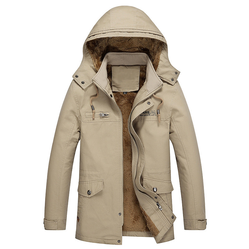Herren modische Outdoor-Jacke mit warmem Futter Echoarchiv
