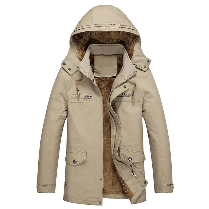 Herren modische Outdoor-Jacke mit warmem Futter Echoarchiv
