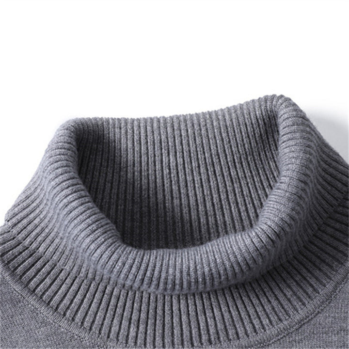 Herren Rollkragenpullover aus feinster Wolle Echoarchiv