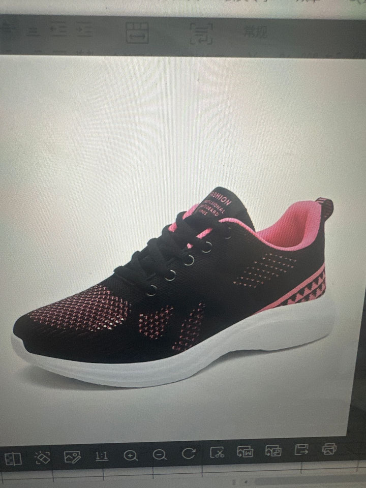 Damen nan leichte Laufschuhe mit atmungsaktivem Strickobermaterial und viskoelastischer Komfortsohle Echo Archiv