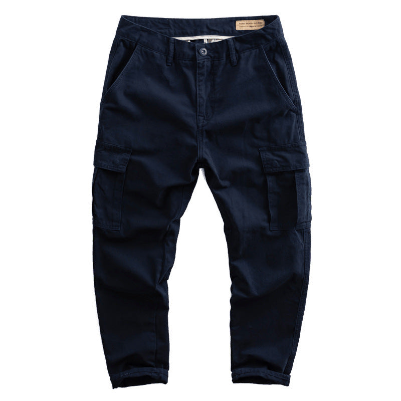 Herren Cargo-Hose mit taperter Passform, Utility-Taschen und verstärkten Nähten Echoarchiv
