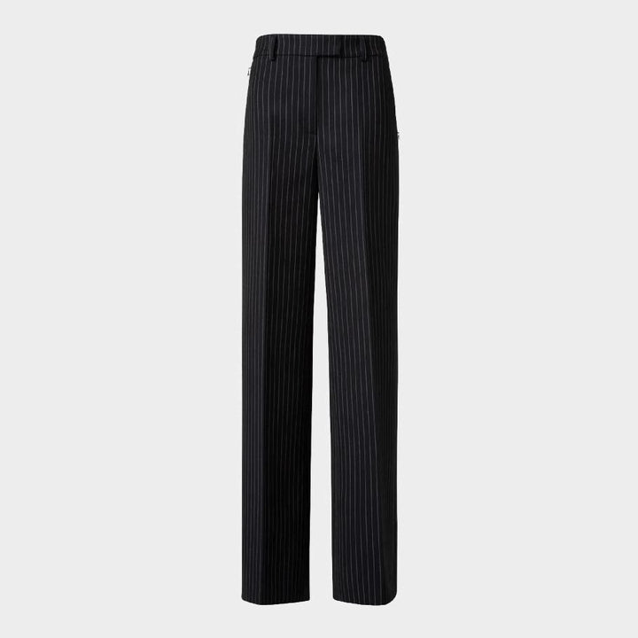 Damen Nadelstreifen Tailoring-Anzug mit Wide‑Leg Hose Echoarchiv