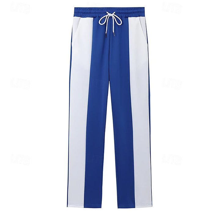 Herren Sportliche Freizeithose mit seitlichen Streifen und elastischem Bund Echoarchiv