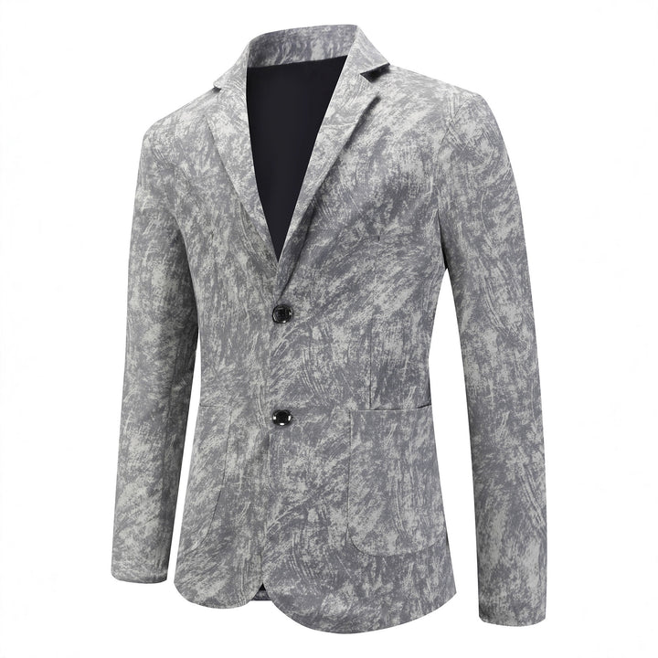 Herren modischer und strukturierter Blazer Echoarchiv