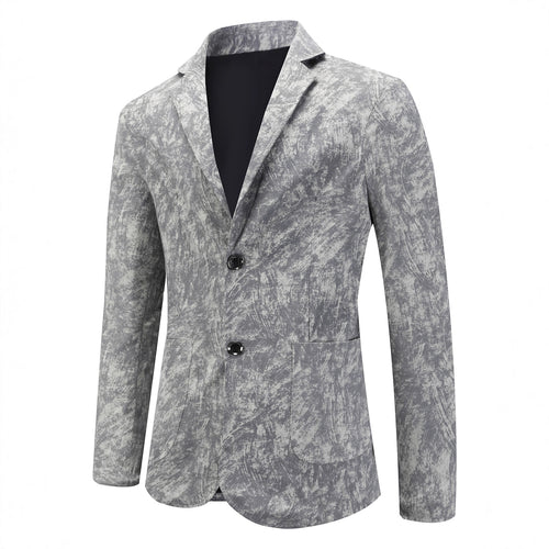 Herren modischer und strukturierter Blazer Echoarchiv