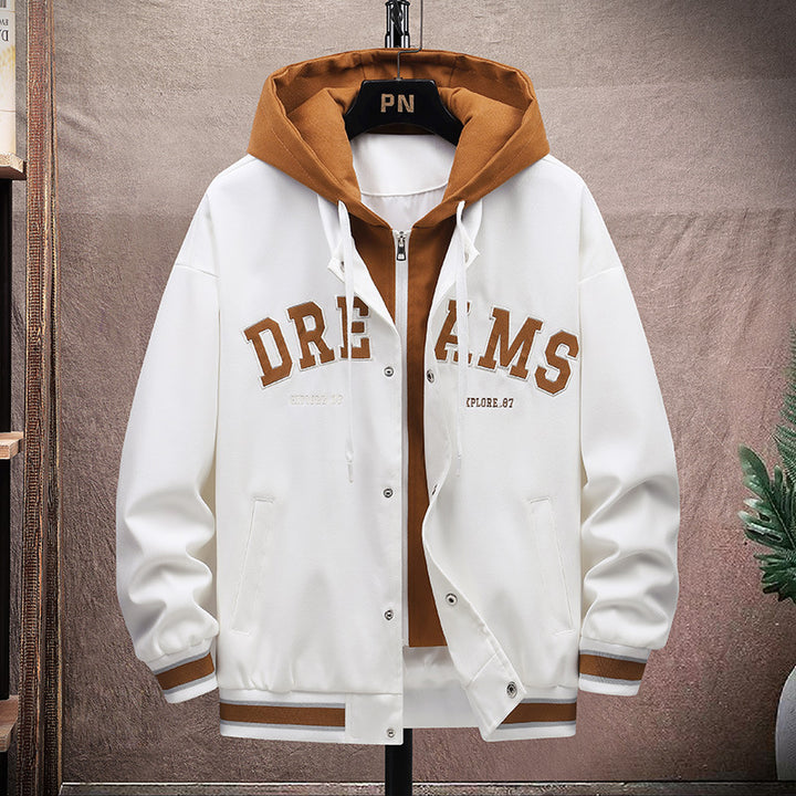Herren Sportliche Jacke mit Kapuze Echo Archiv
