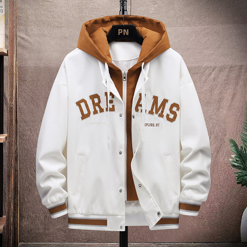 Herren Sportliche Jacke mit Kapuze Echo Archiv