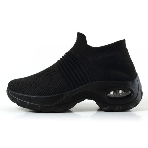 Damen gestrickter Slip-On Sportsneaker mit luftgepolsterter Zwischensohle Echo Archiv