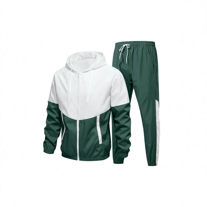 Herren Sportanzug mit atmungsaktiver Jacke und elastischen Jogginghosen Echoarchiv