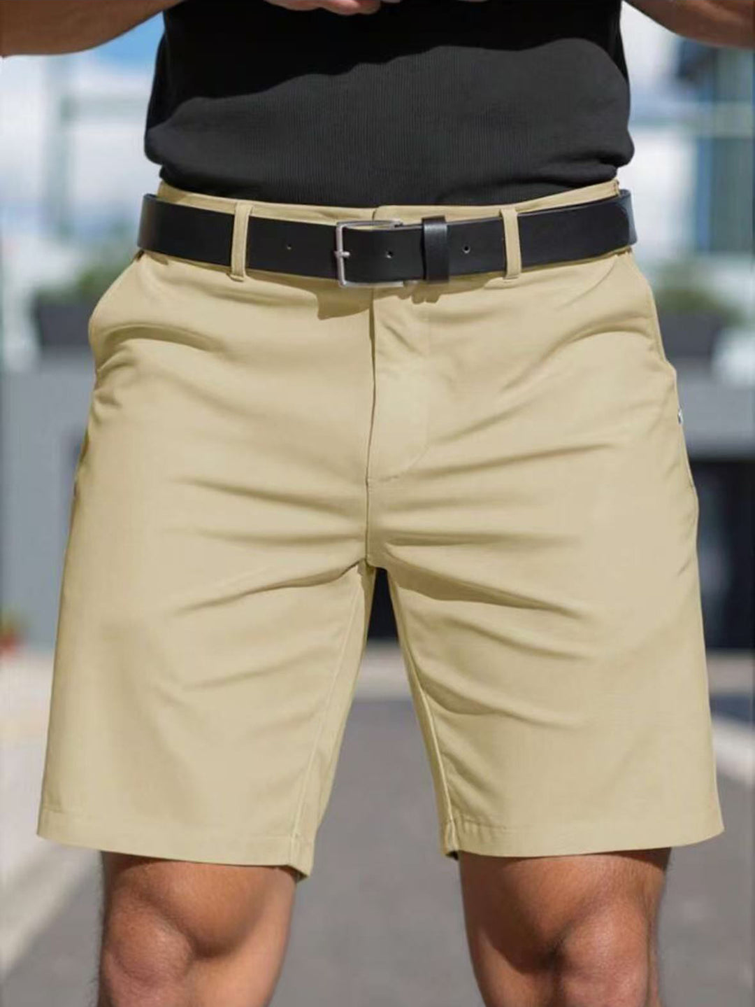 Herren multifunktionale kurze Hose mit elastischem Bund und praktischen Seitentaschen Echoarchiv