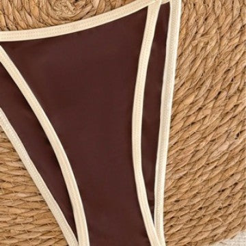 Damen Triangel-Bikini mit dekorativem Schlüssel-Detail Echo Archiv