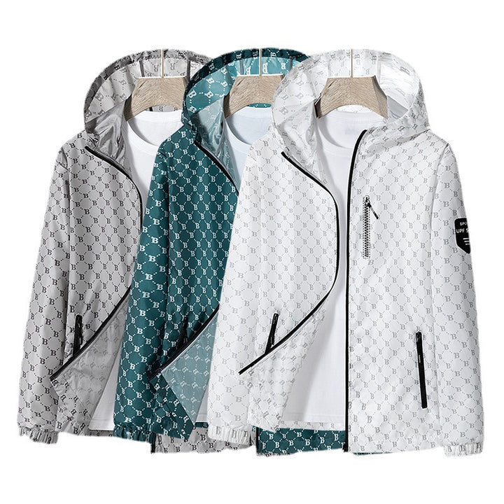 Herren Atmungsaktive Windjacke mit reflektierenden Details Echoarchiv