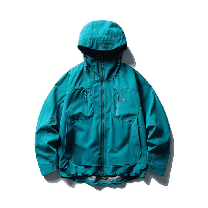 Unisex Technische Softshell-Fieldjacke mit verschweißten Nähten, vier Reißverschlusstaschen und verlängerter Rückenpartie Echo Archiv