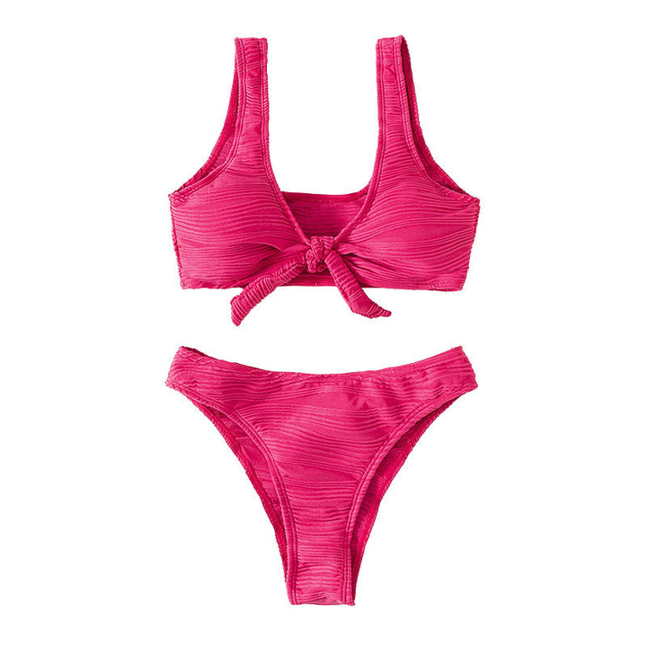 Damen Sportlicher Bikini mit Knotendesign und hohem Komfort Echo Archiv