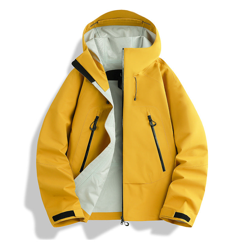 Herren wasserdichte Softshell-Jacke mit herausnehmbarer Stepp-Innenjacke Echoarchiv