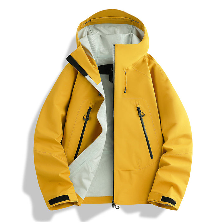 Herren wasserdichte Softshell-Jacke mit herausnehmbarer Stepp-Innenjacke Echoarchiv