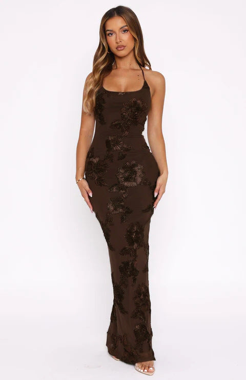 Damen Maxikleid mit floralem Design Echo Archiv