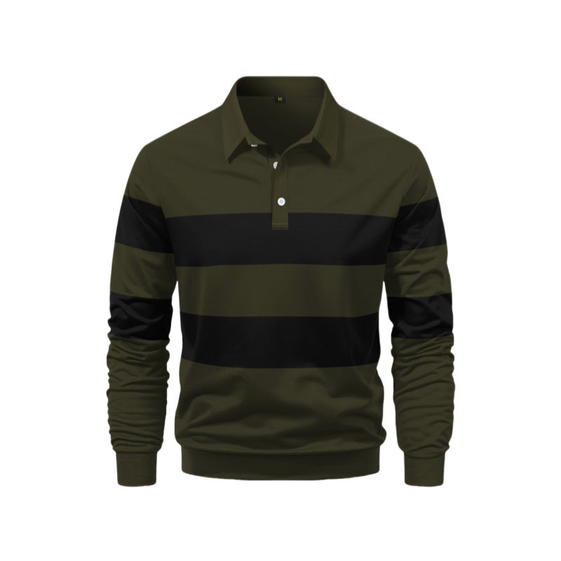 Herren Polo-Shirt mit sportlichem Streifen-Design Echoarchiv
