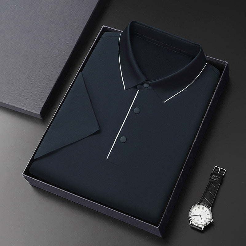 Herren stilvolles Poloshirt mit innovativer feuchtigkeitsableitender Technologie Echoarchiv