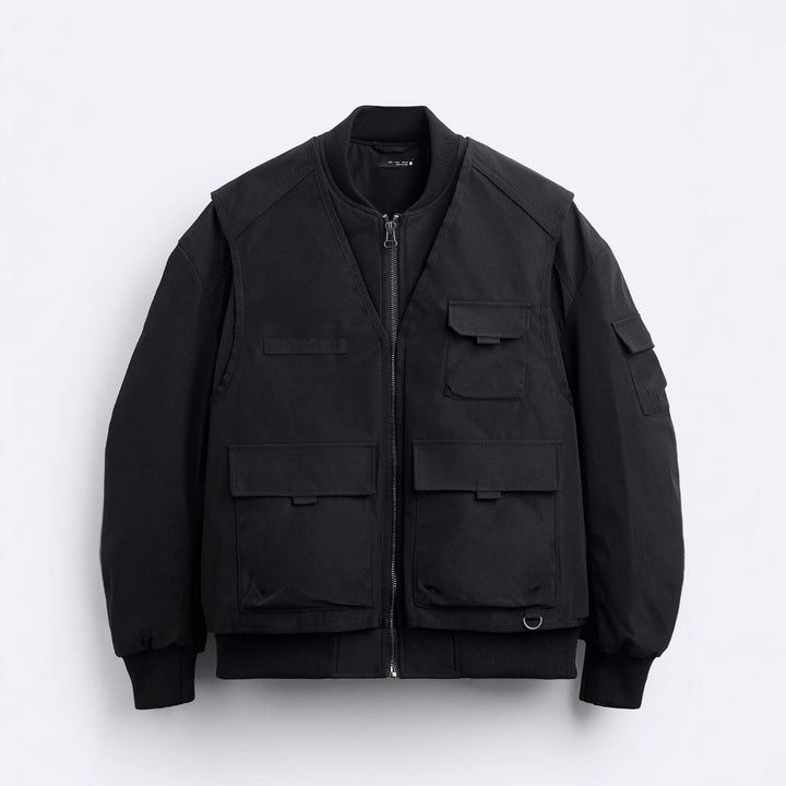 Herren Utility-Blouson mit Mehrfach-Taschen und Stehkragen Echo Archiv