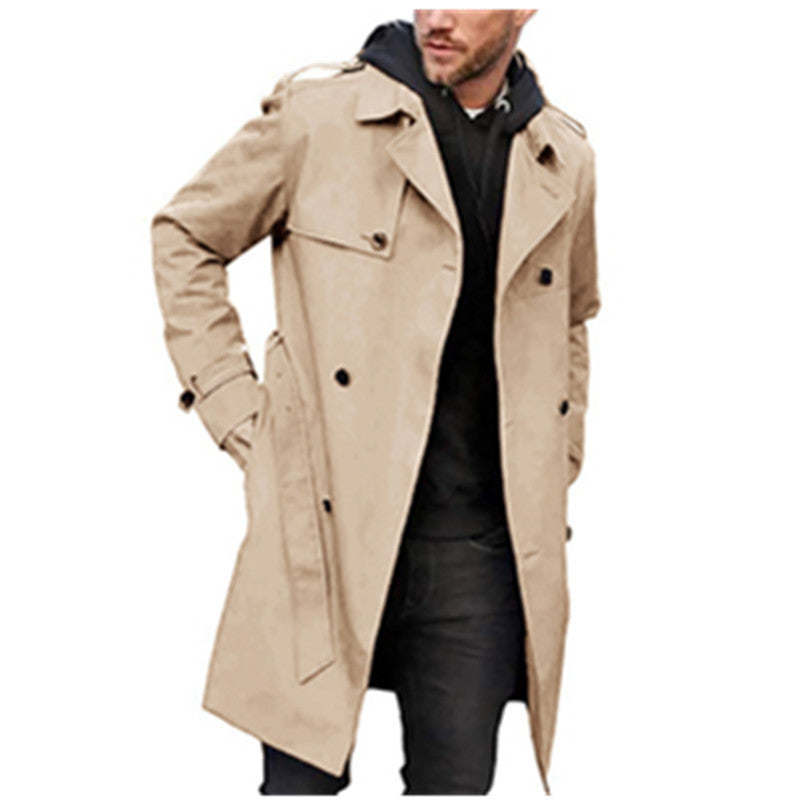 Herren Trenchcoat mit klassischem Stil Echoarchiv