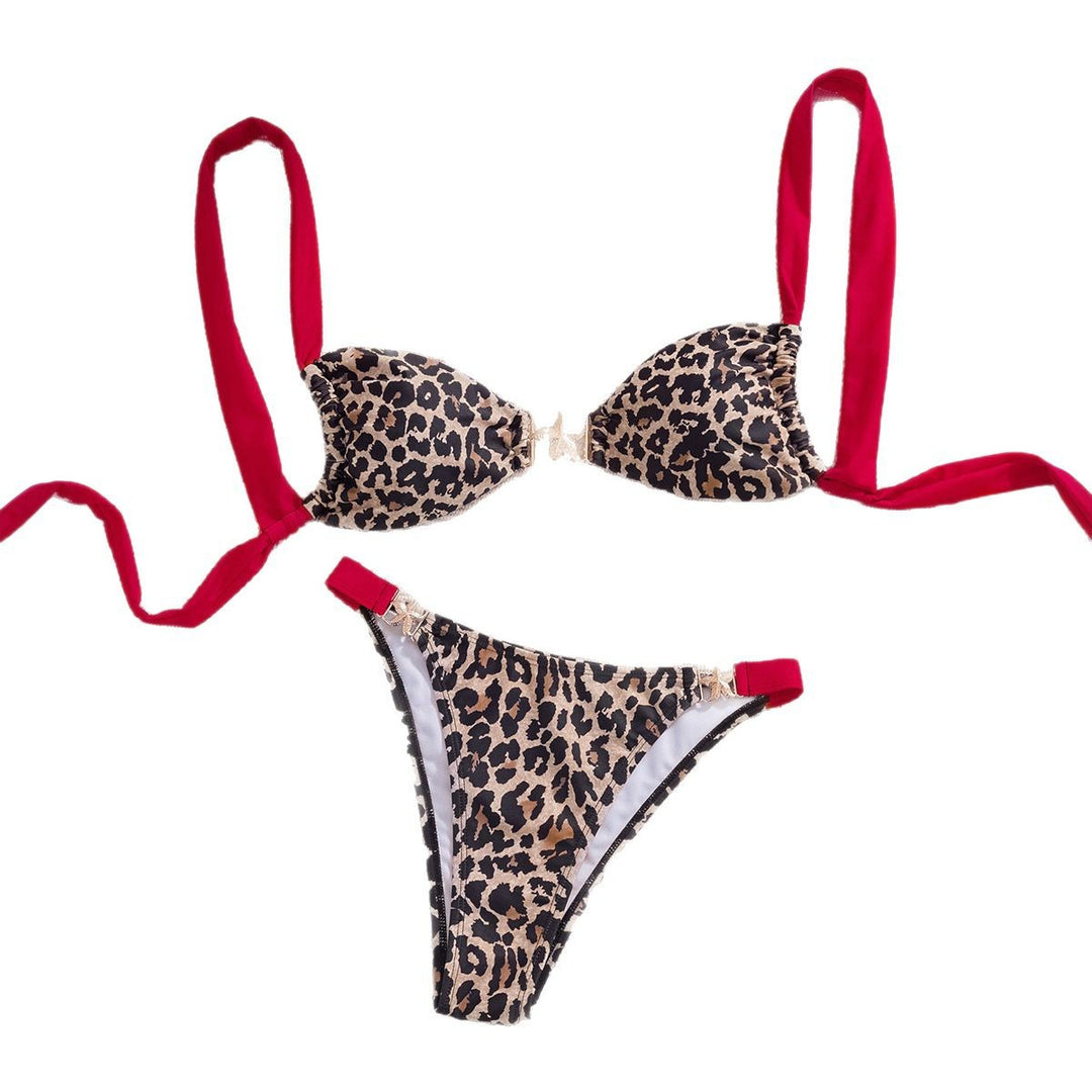 Damen Triangel-Bikini mit verstellbaren Trägern und glamourösen Details Echo Archiv