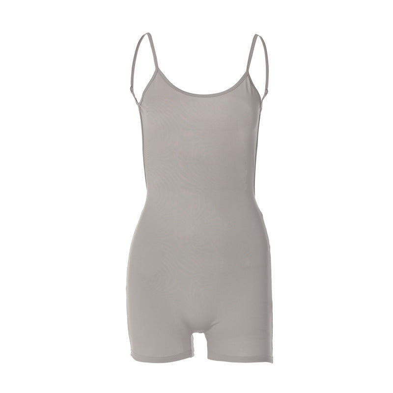 Damen Bodysuit mit schmalem Schnitt und feinen Spaghetti-Trägern Echo Archiv