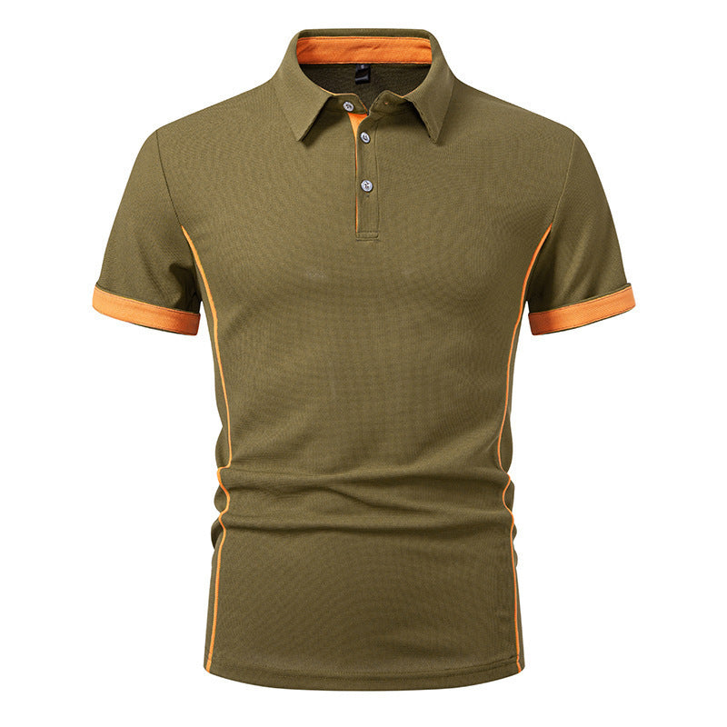 Herren Polo-Shirt mit kontrastierenden Akzenten und atmungsaktiven Eigenschaften Echoarchiv