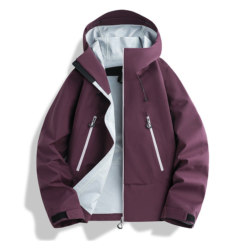 Herren wasserdichte Softshell-Jacke mit herausnehmbarer Stepp-Innenjacke Echoarchiv