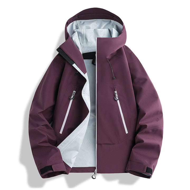 Herren wasserdichte Softshell-Jacke mit herausnehmbarer Stepp-Innenjacke Echoarchiv